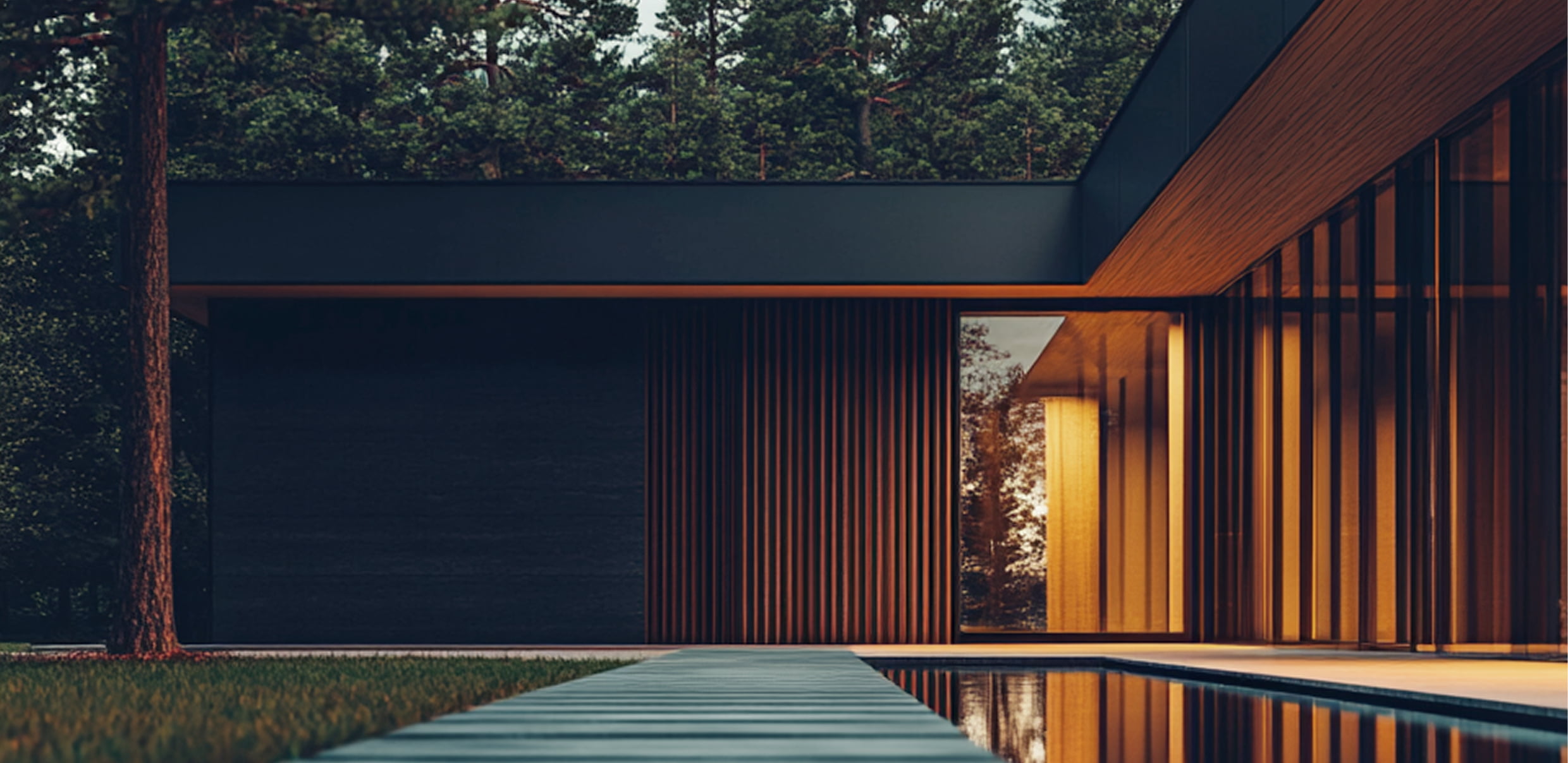 Nordic custom home design.